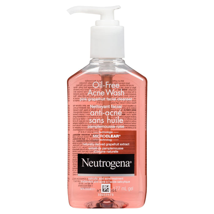 Neutrogena Gel Oil-Free Acne Wash, 177-ml
