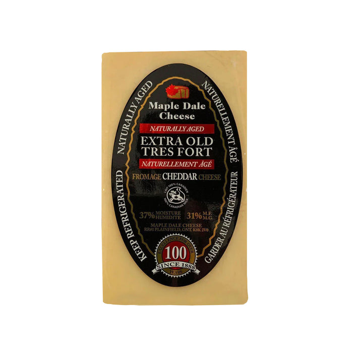 Maple Dale Extra Old White Cheddar, 400 g