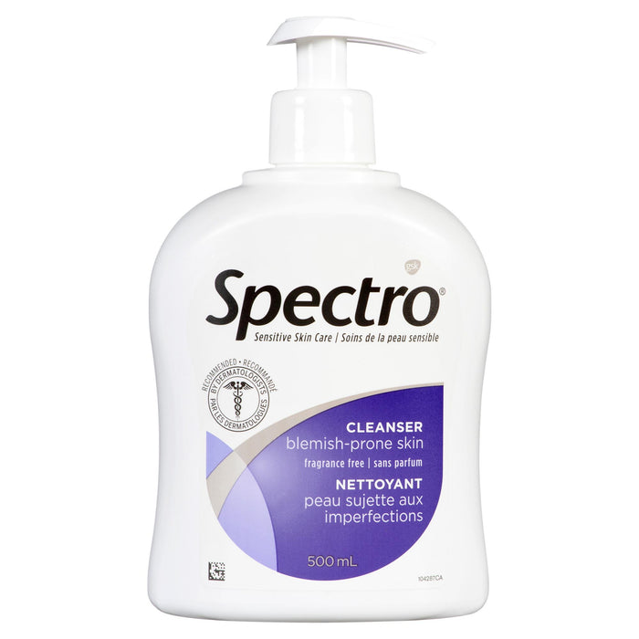 Spectro Nettoyant Peau Sujette aux Imperfections, 500 ml