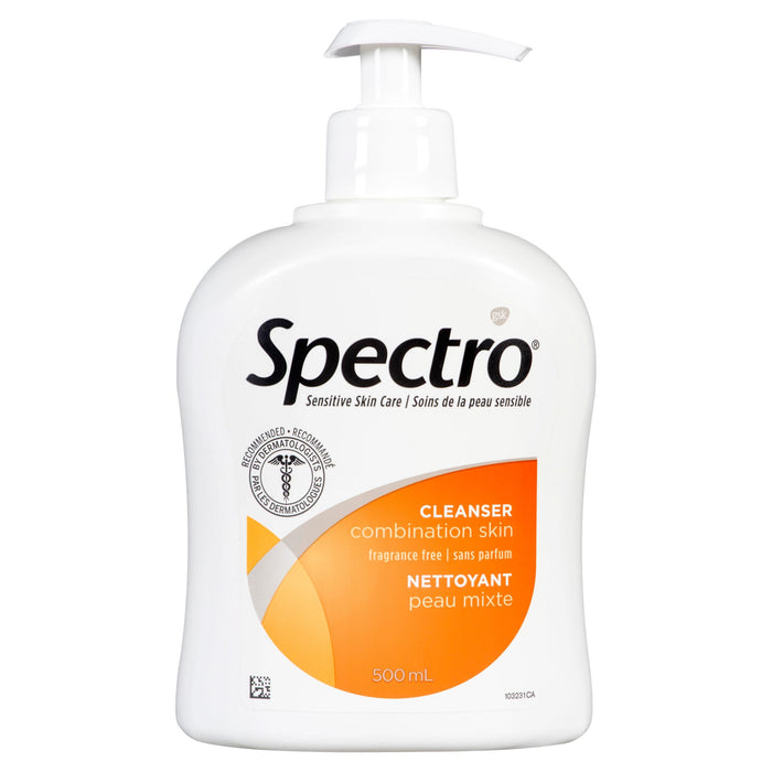 Spectro Combination Skin Cleanser, 500-ml