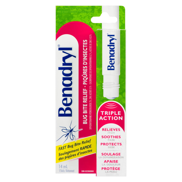 Benadryl Bug Bite Relief 1 Stick, 14-ml