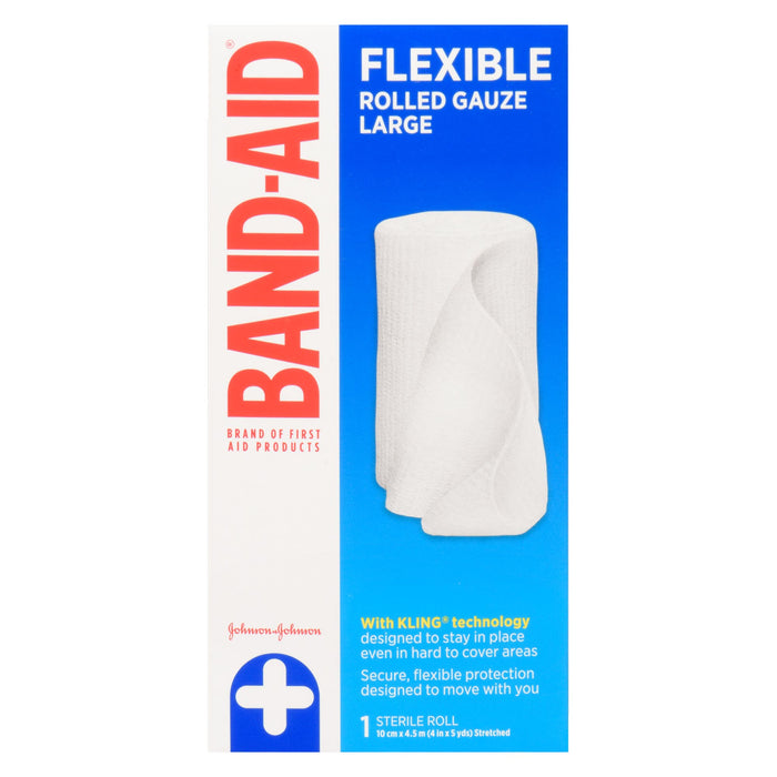 Gaze en rouleau flexible Band-Aid - 1 rouleau stérile