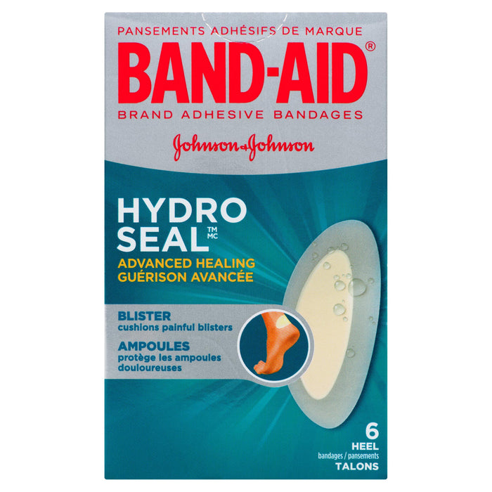 Pansements pour le talon Hydro Seal de Band-Aid, emb. de 6