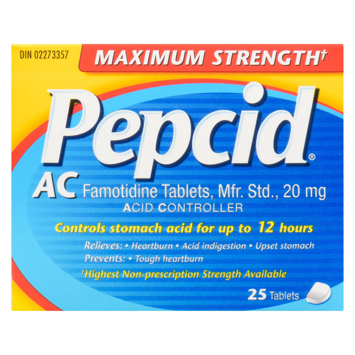 Pepcid Acid Controller Maximum Strength Tablets, 25-Pack