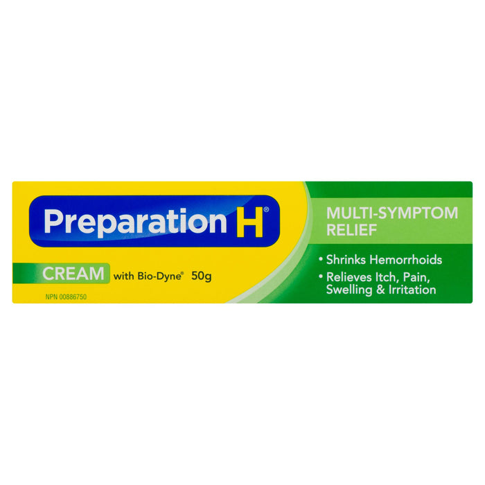 Crème soulageant plusieurs symptômes Preparation H, 50 g