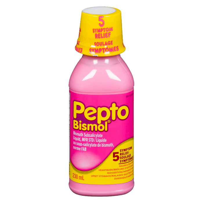 Pepto-Bismol Original Bismuth Subsalicylate Liquid, 230-ml