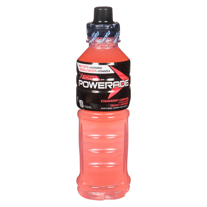 Powerade Xion 4 Saveur Fraise-Limonade Boisson pour Sportifs, 710 ml