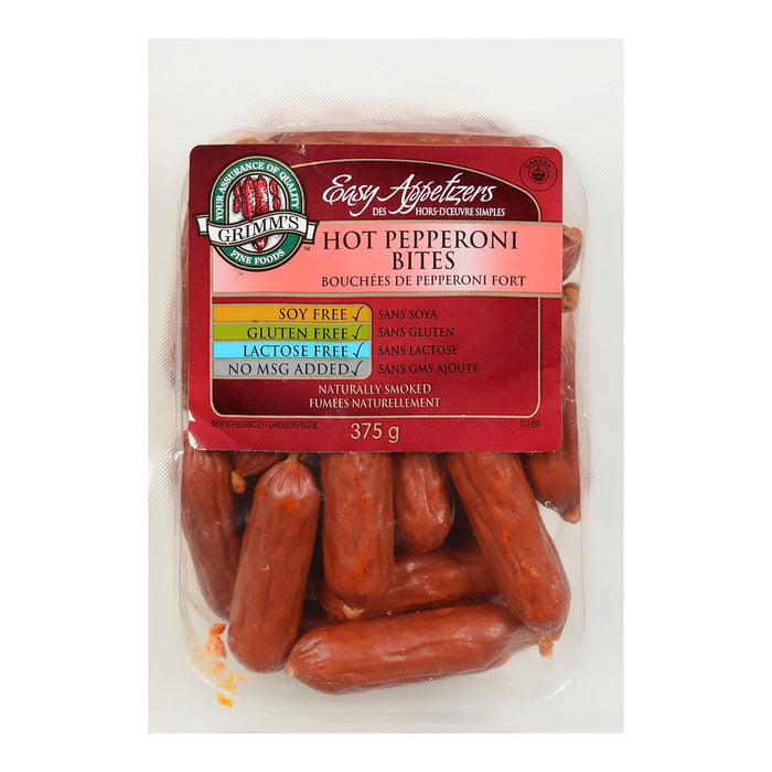 Bouchées de pepperoni piquant Grimm's Fine Foods - 375 g