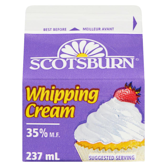 Scotsburn Crème à Fouetter 35% M.G., 237-ml