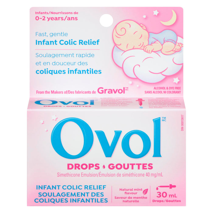 Ovol Infant Colic Relief Drops Infants 0-2 Years, 30-ml