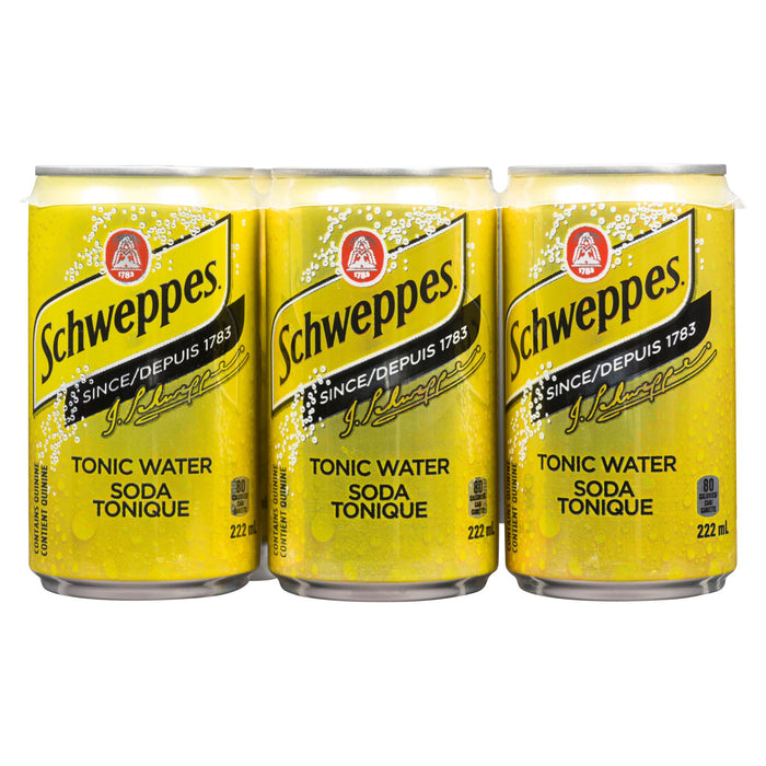 Schweppes Mini Tonic Water 6pk. - 222ml
