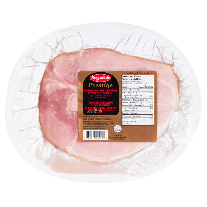 Sugardale Prestige Hickory-Smoked Ham Steak - 449g
