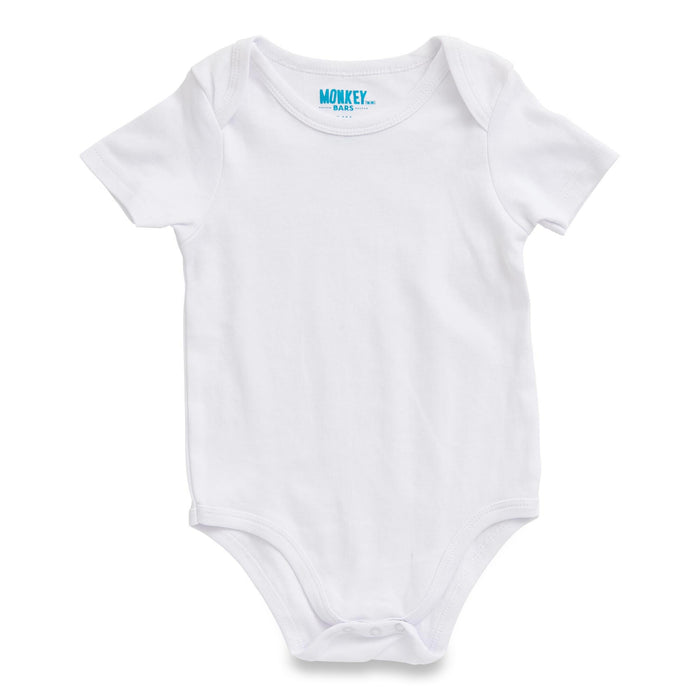 Cache-couche blanc MONKEY BARS pour bébés filles ou garçons