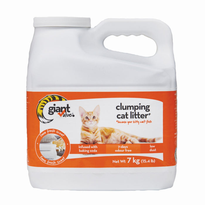 Giant Value Odour Free Clumping Cat Litter, 7-kg