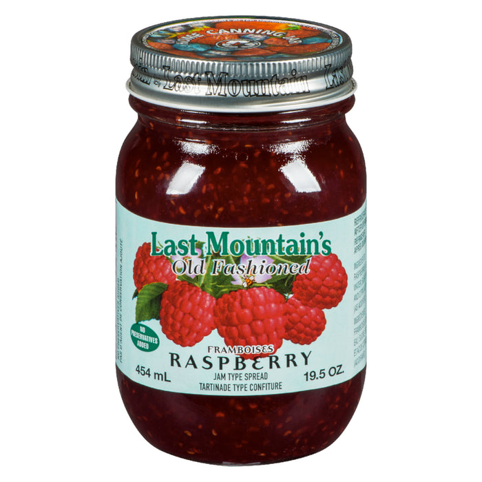 Tartinade aux framboises Last Mountain, 454-ml