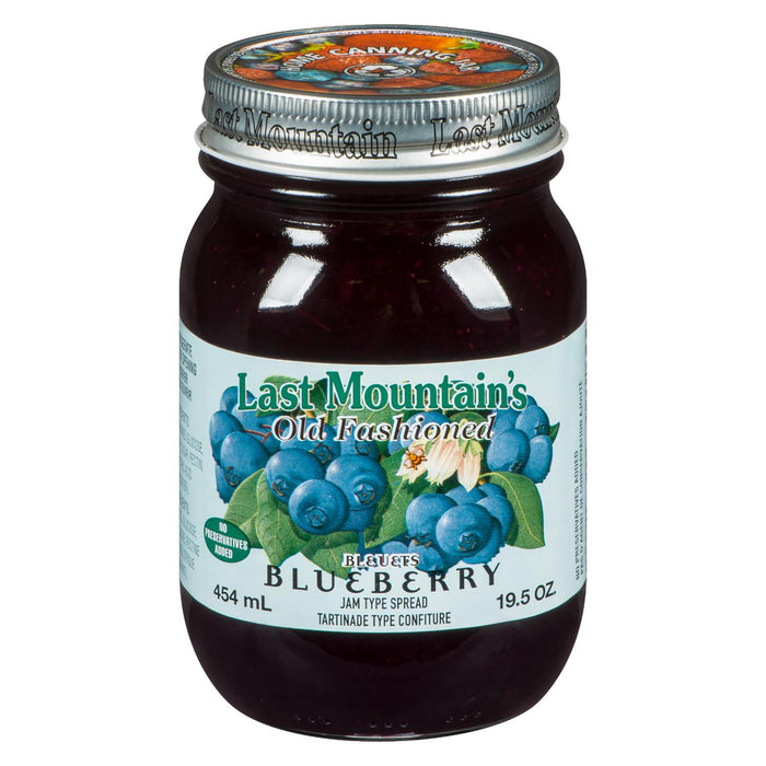 Last Mountain's Old Fashioned Tartinade Type Confiture Bleuets, 454-ml