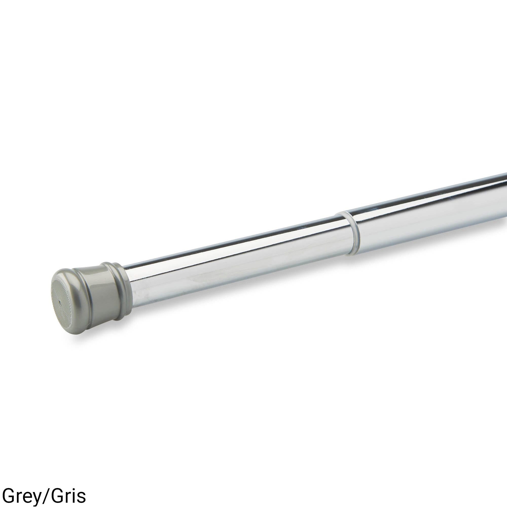 HomeStyles Chrome 40in to 72in Tension Curtain Rod Giant Tiger