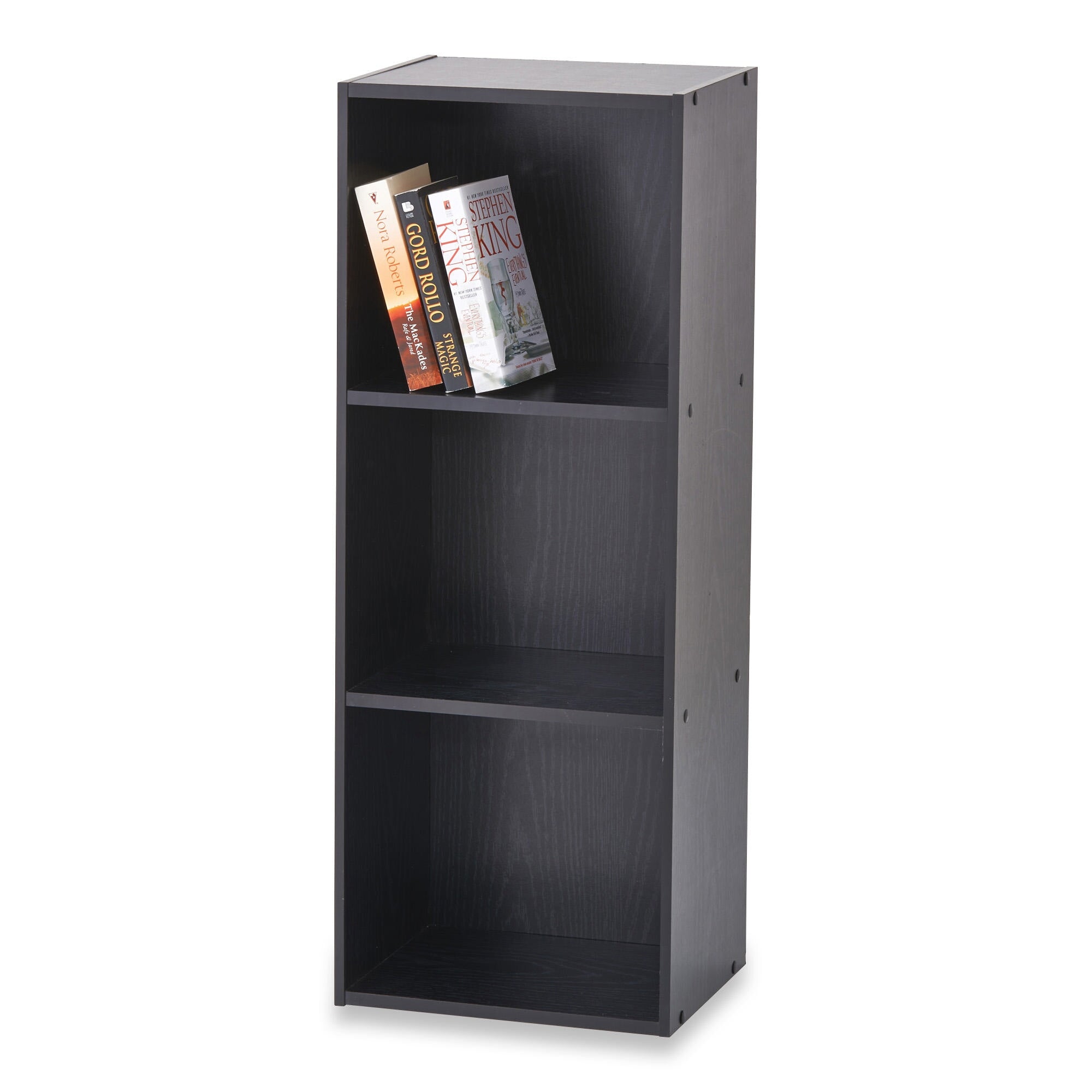 HomeStyles 3-Tier Particle Board Bookcase, Black – Giant Tiger