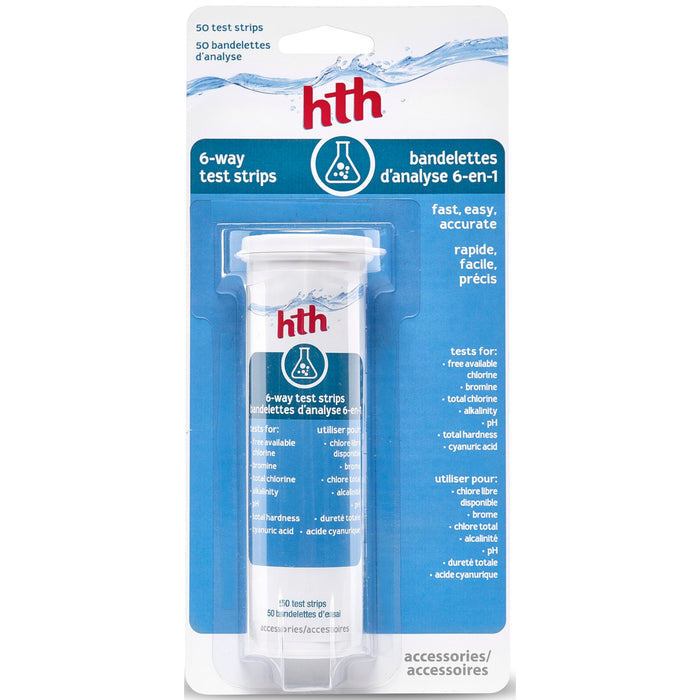 hth 6-way Test Strips - 50pk.