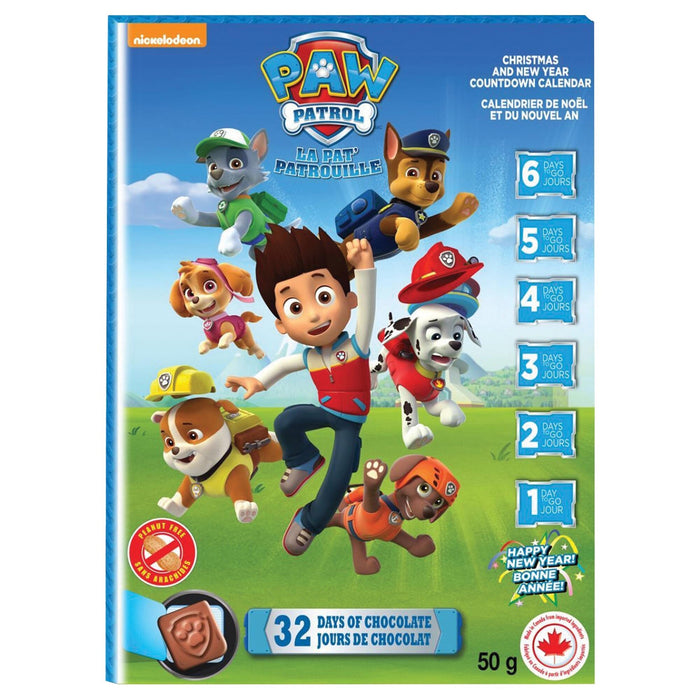 Calendrier de l'avent Pat'Patrouille, 50 g