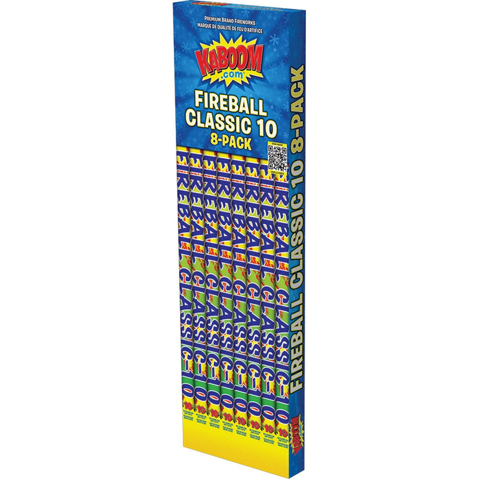 Ens. de feux d'artifice Fireball Classic 10  emb. de 8