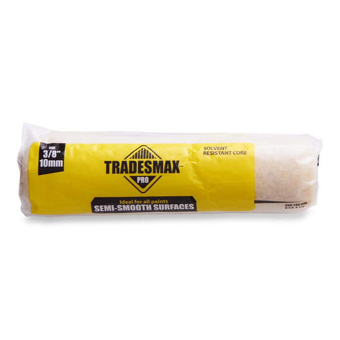 Tradesmax Pro Semi-Smooth Single Paint Roller, 10-mm, White
