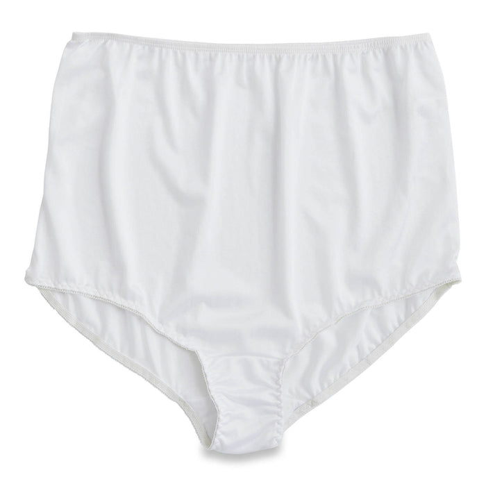 Culotte Antron blanche taille plus Classic Editions pour femmes - 2TG à 3TG