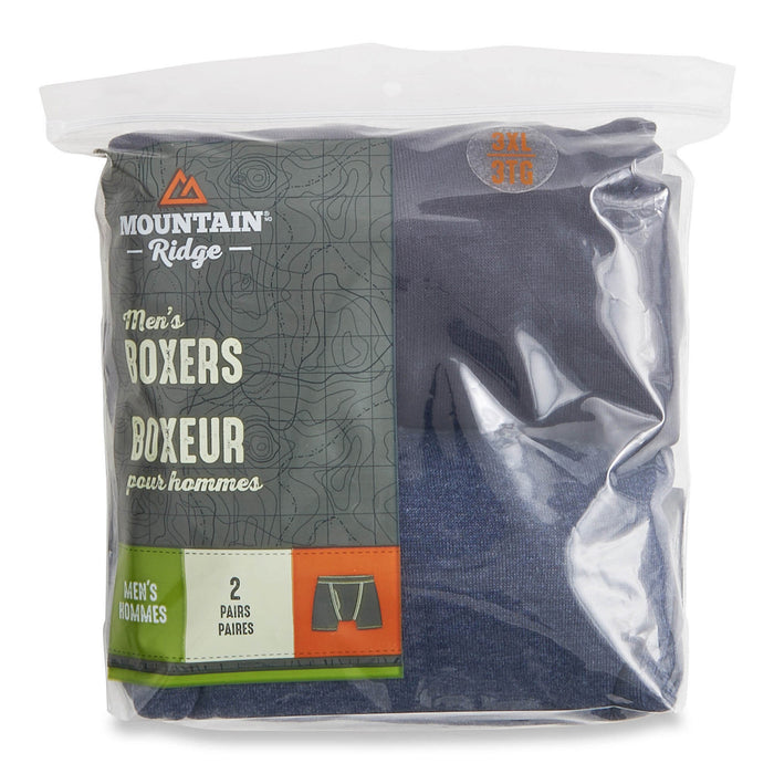 Mountain Ridge Men's Big Guy Boxers 2pk. - 2XL-3XL