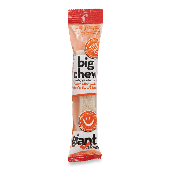 Biscuit pour chien au beurre d'arachide à mâcher Giant Value - 80 g