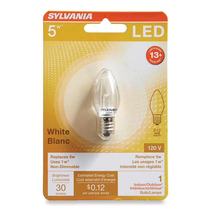 Sylvania 5 W LED Non-Dimmable Light Bulb, Clear
