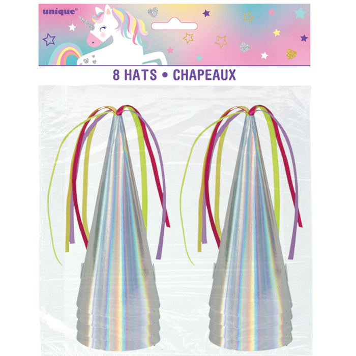 Chapeaux de fête avec corne de licorne