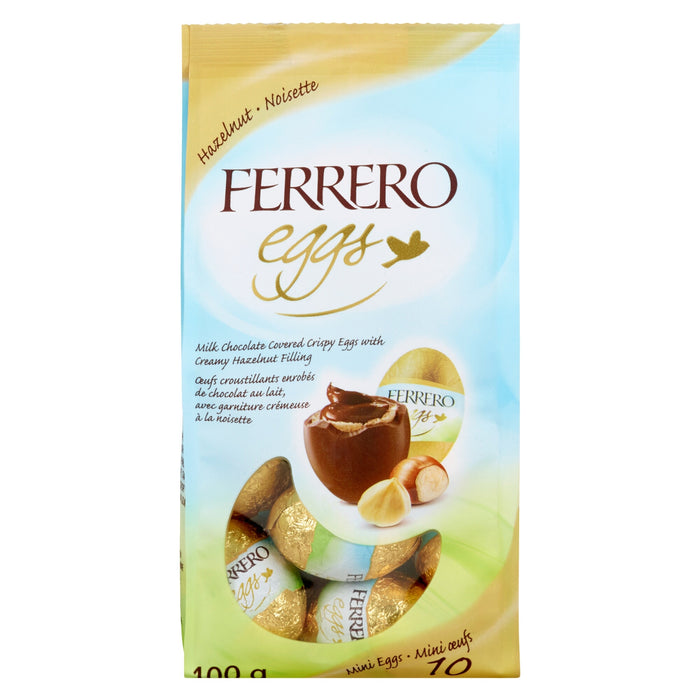Ferrero Rocher Hazelnut Mini Eggs 10pk. - 100g