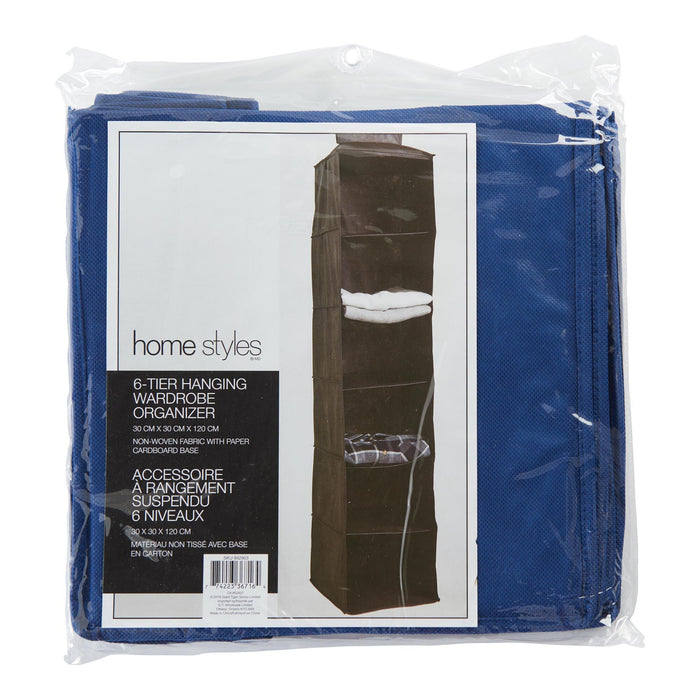 Assorted HomeStyles 6-Tier Wardrobe Organizers