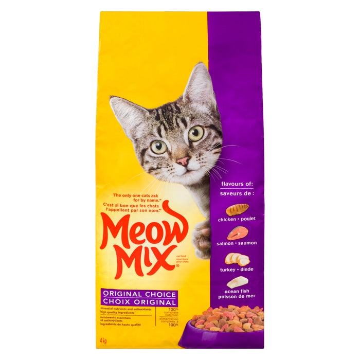 Nourriture pour chat Meow Mix Original - 4 kg