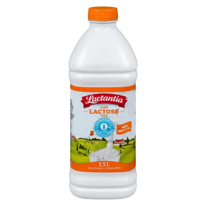 Lactantia Produit Laitier Sans Lactose 0% M.G., 1.5-L