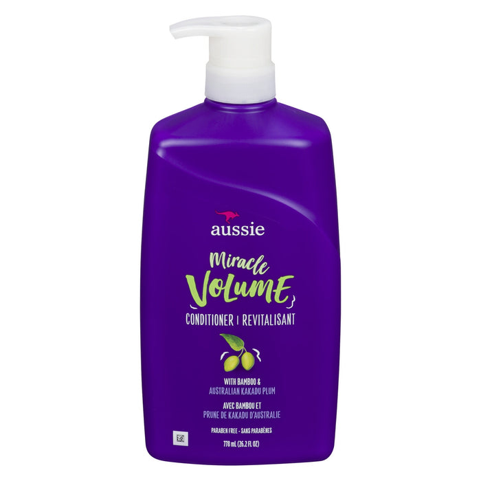 Aussie Miracle Volume Conditioner with Bamboo and Australian Kakadu Plum, 788-mL