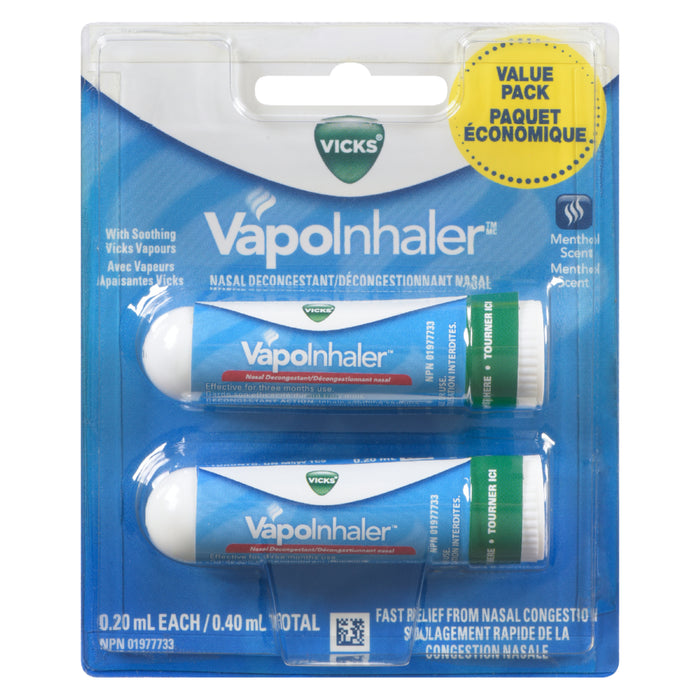Vicks Vapoinhaler, emballage double