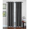 Rideau en similisuède anthracite HomeStyles - 37 po x 96 po