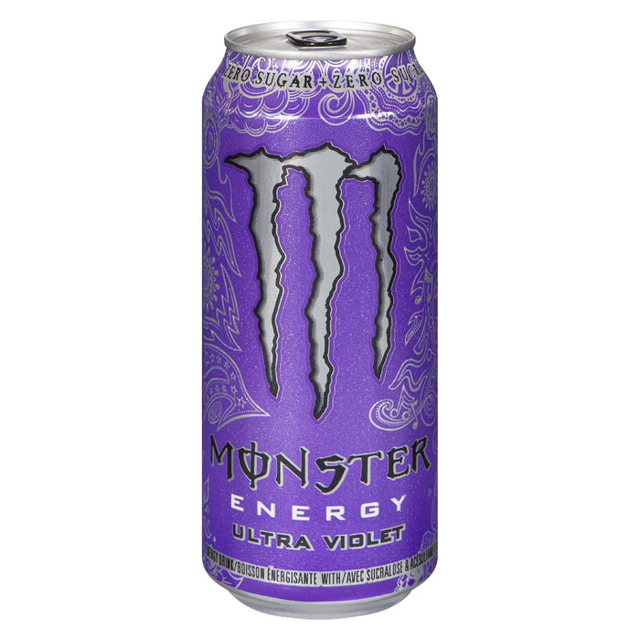 Monster Ultra Violet Energy Drink, 473-ml