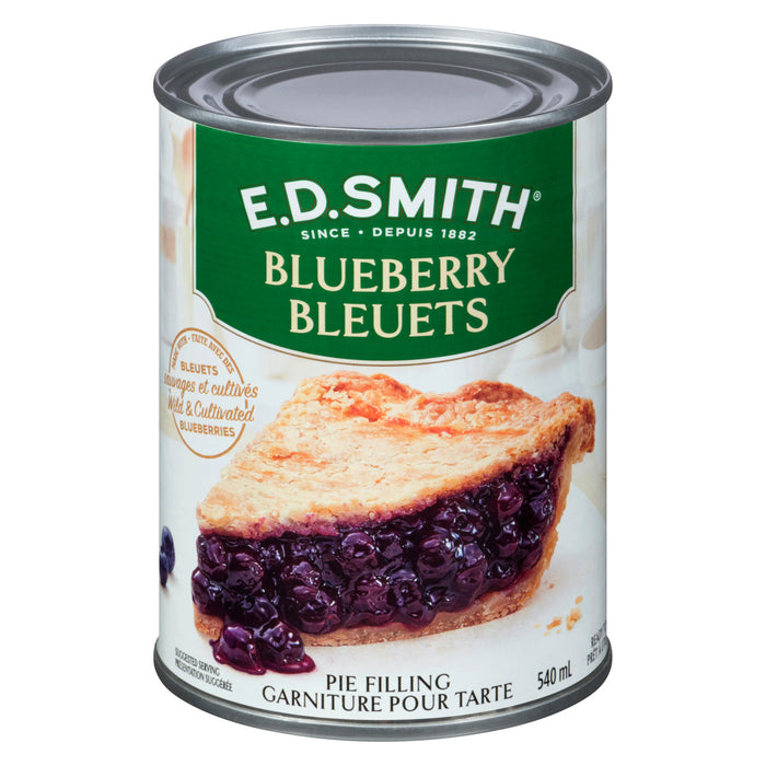 E.D.SMITH. Blueberry Pie Filling, 540ml