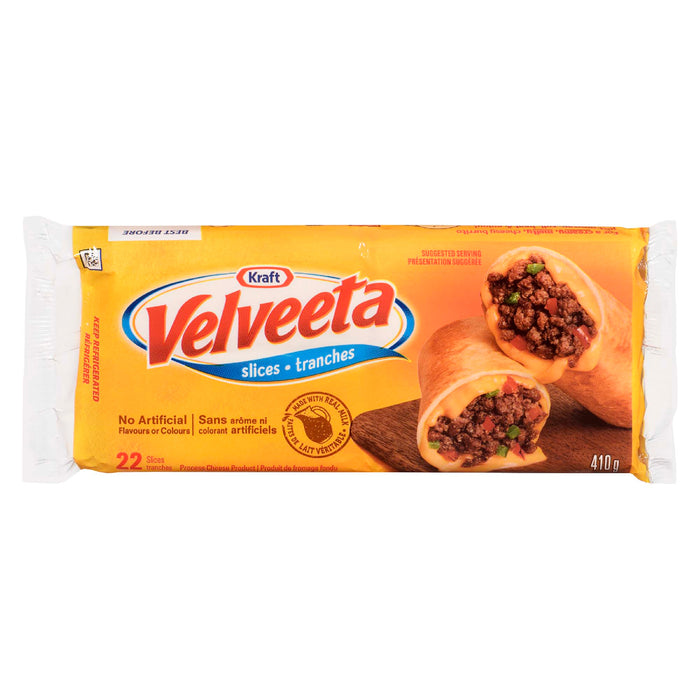 Kraft Velveeta Cheese Slices, 410 g