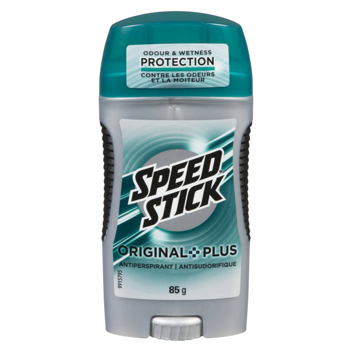 Antisudorifique en bâton Speedstick Plus original pour hommes, 85 g