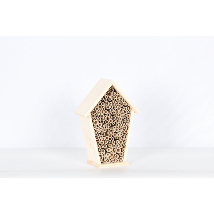 YellowTag Wooden Bee House, 12-in, Brown