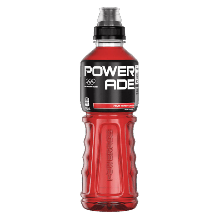 Boisson pour sportifs Powerade Ion4 punch aux fruits, 710 ml