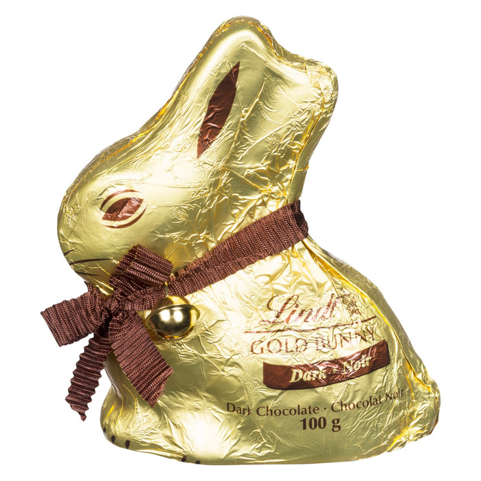 Lapin avec 60 % de chocolat noir Lindt Gold - 100 g